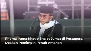 Download lagu Rhoma Irama Khatib Shalat Jumat di Pestapora, Doakan Pemimpin Penuh Amanah mp3 Download lagu Rhoma Irama Khatib Shalat Jumat di Pestapora, Doakan Pemimpin Penuh Amanah mp3