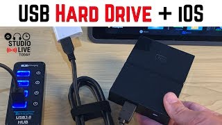 How to use a USB hard drive with an iPad/iPhone
