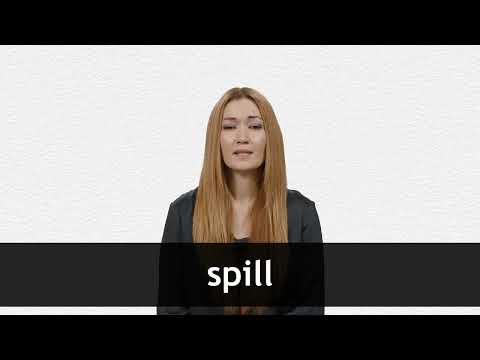 SPILL definition in American English