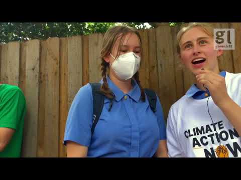 Sydney School Strike For Climate target's PM's official residence