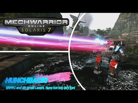 Mechwarrior Online - Hunchback IIC-A ERPPC and ER Small Lasers. Runs hot but very fun!