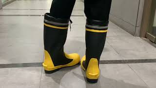 steel toe rubber safety boots | gumboots