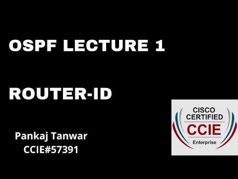 OSPF LECTURE 1 (Router-ID) CCIE 57391