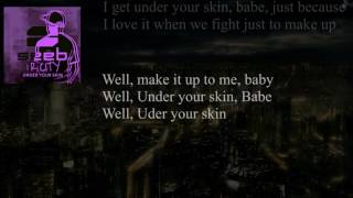 SeeB - Under Your Skin Lyrics Letra