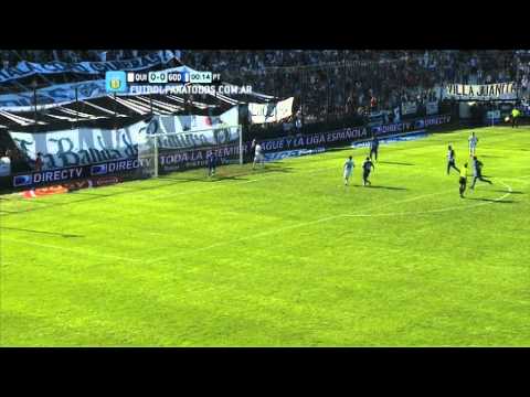 Atajada de Moyano. Quilmes 0 - Godoy Cruz 0. Fecha 2. Torneo Primera División 2014. FPT
