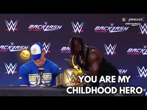 R-Truth Making WWE Wrestlers Break Character