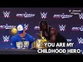 R-Truth Making WWE Wrestlers Break Character