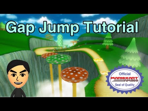 [MKWii} Mushroom Gorge Gap Jump Tutorial