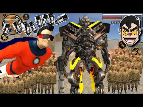 Vegas Crime Simulator #Superhero Truck Robot (by Naxeex LLC) Android Gameplay HD