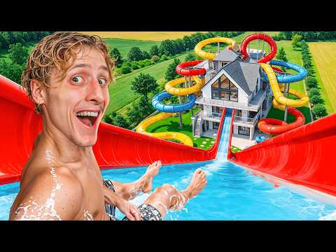 J'ai Construit Un PARC AQUATIQUE Chez Moi !