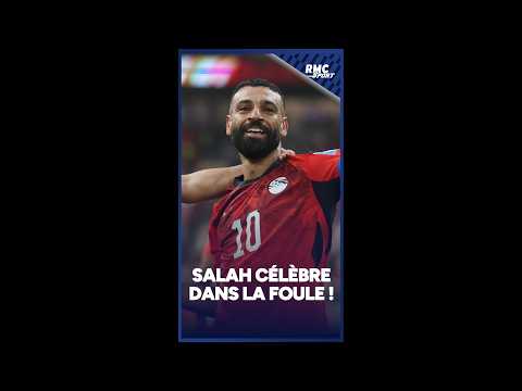 Salah PORTÉ pour CÉLÉBRER la victoire de l'Égypte