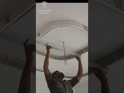 Gypsum Falsceiling #falseceiling #gypsumceiling #interiordesign #ceilingdesign #shorts #ceiling