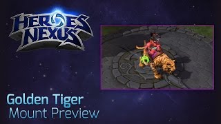 Heroes of the Storm - Golden Tiger Mount (DLC) Battle.net Key GLOBAL