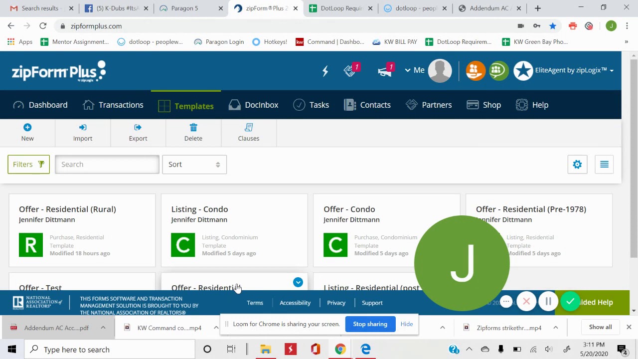 Zipforms Addendum AC