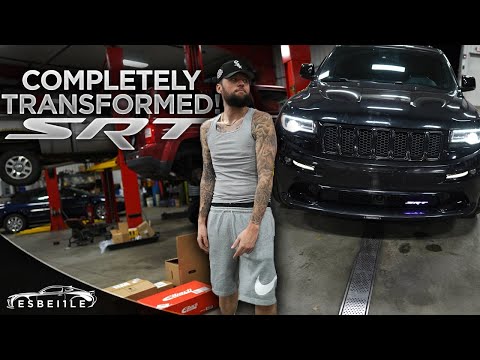 First Mods To My SRT Jeep! (Eibach Springs, AWE Exhaust, Carbon Wheel + MORE!)