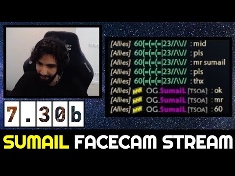 SUMAIL STREAM with FACECAM — Mid vs Storm Spirit 7.30b Dota 2