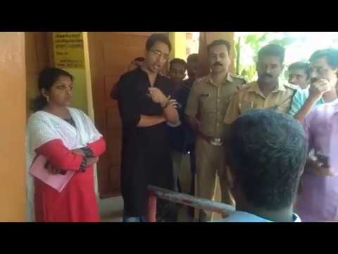 District collector angry reaction, kerala  (army men )
