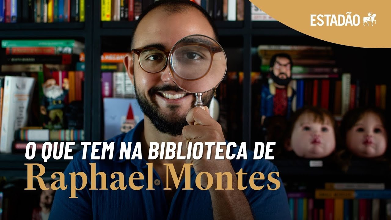 A biblioteca de RAPHAEL MONTES: autor mostra livros favoritos: de Agatha Christie a Tarantino; veja