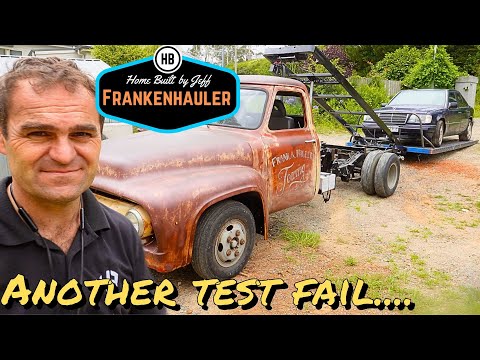 Another test failed....  - 1954 Ford F600 Car Hauler Build part 69