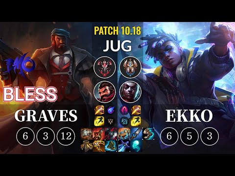 DMO bless Graves vs Ekko Jungle - KR Patch 10.18