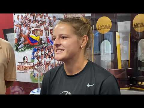 FSU GK Cristina Roque on new staff, position coach, and coming off a National Championship season