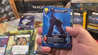 My First Jump To Lightspeed Carbonite Booster Box Opening! X2! Star Wars Unlimited Unboxing Serial!