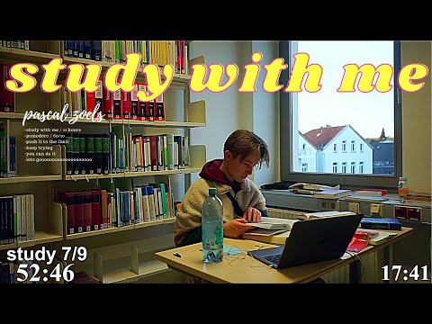 11 HOUR study with me 📚🌳  city park & bird sounds & pomodoro - 60/10 -