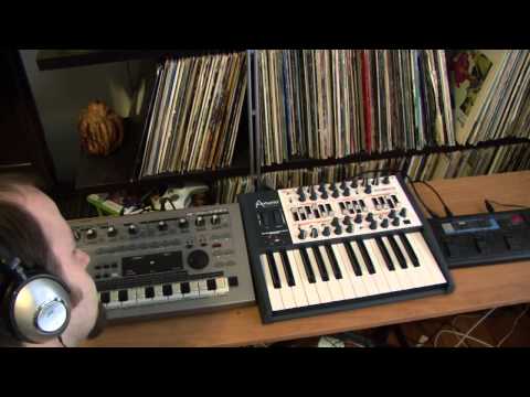 MC-303 playing the Minibrute with Midi