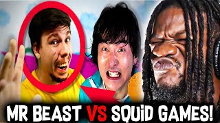 Squid Game vs. MrBeast - Rap Battle! - ft. Cam Steady & Mike Choe (REACTION)