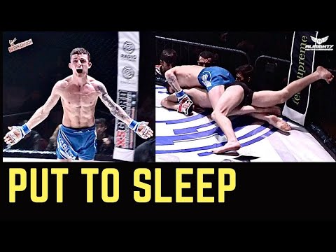 OUT COLD - SCOTT JOHNSON  V  FRAN BREEN.  ALMIGHTY FIGHTING CHAMPIONSHIP