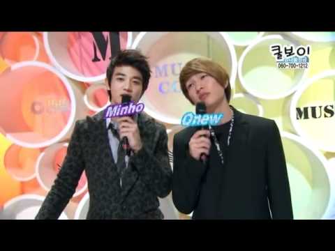 [110115] SHINee MC Minho & Onew Cut 2 @ Music Core