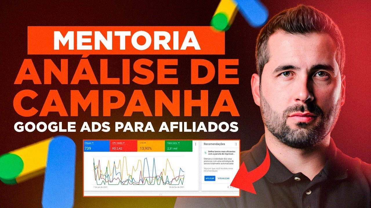Google ads para afiliados - Fiz uma mentoria onde analisei a Campanha dos Alunos