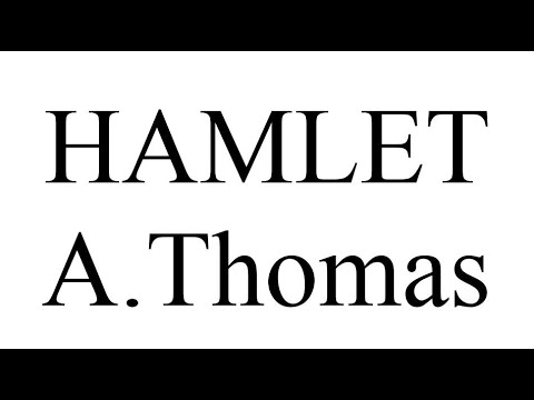 A.Thomas - Hamlet Subtitles: French