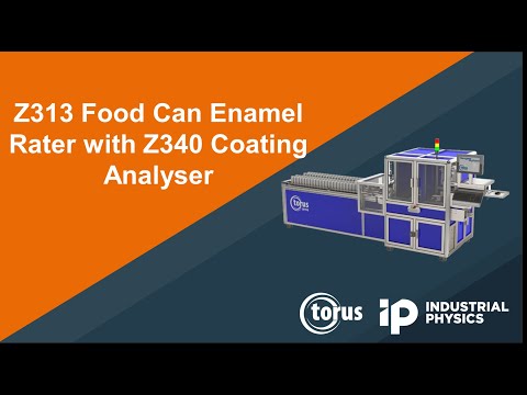 Video do Medidor Automático de Exposição de Metal Z313 para Latas de Alimentos