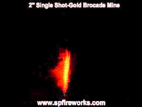 2" Single Shot Gold Brocade Mine