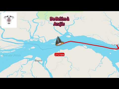De Belém à Anajás no Marajó(Simulação de Viagem)