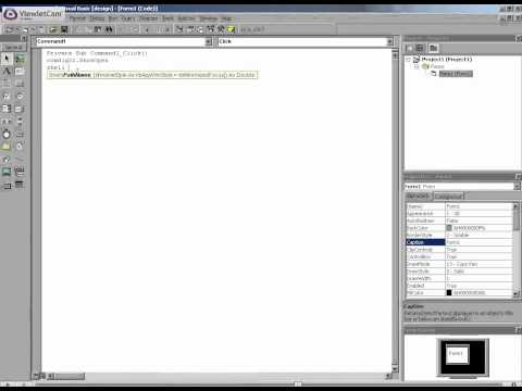Visual Basic (VB) Tutorial - 7.3 - Shell [TutorialGenius.com]