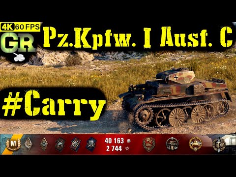 World of Tanks Pz.Kpfw. I Ausf. C Replay - 8 Kills 1.3K DMG(Patch 1.4.0)