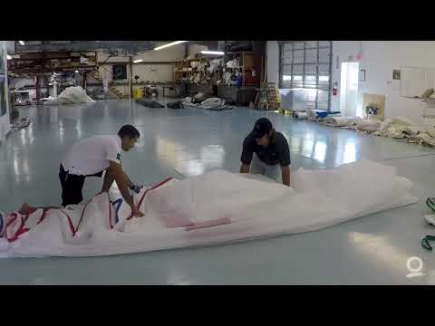 How to Fold Sails: Asymmetrical Spinnaker Flake