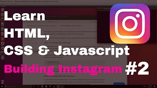 Learn HTML CSS and Javascript By Building Instagram #2 - Setting Up git and Files