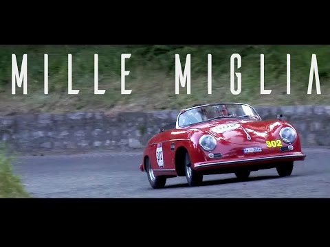 PORSCHE 356 SPEEDSTER racing at the Mille Miglia 2014 - Engine sound | SCC TV