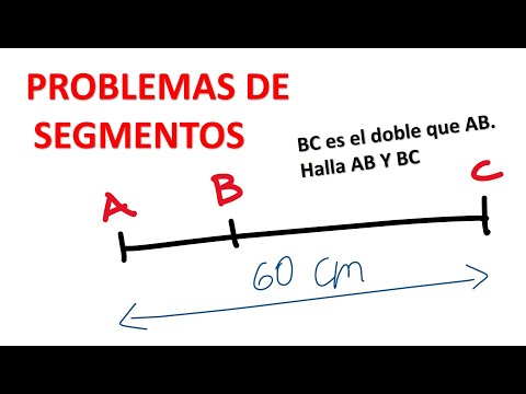 PROBLEMAS DE SEGMENTOS. Geometría
