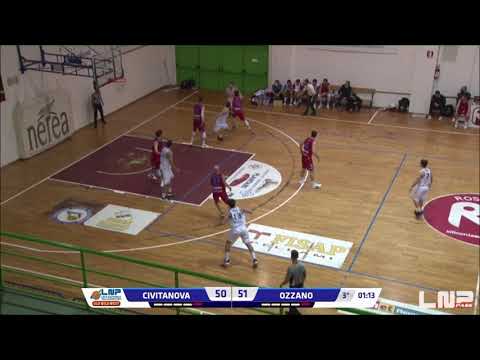 Virtus Civitanova-Sinermatic Ozzano 68-74, gli highlights