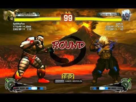 Super Street Fighter IV Arcade Edition - Sp00kyFox (Zangief U1) vs. anth3x (Oni U1)