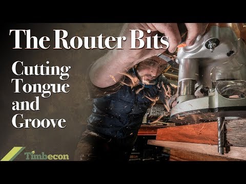 The Router Bits  - Cutting Tongue and Groove