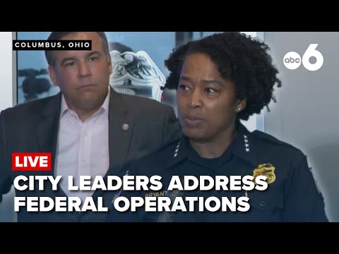 Columbus mayor, police chief, city leaders to address federal operation in Columbus