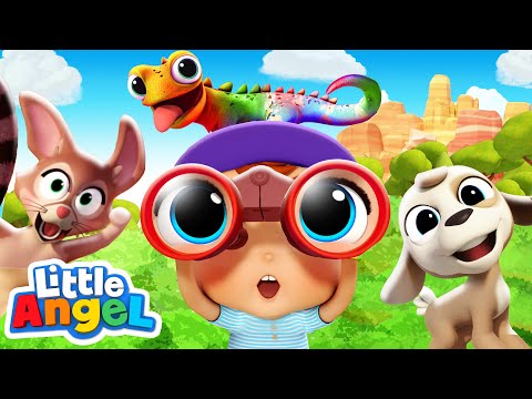 Animals at the Grand Canyon | Little Angel Kids Songs & Nursery Rhymes