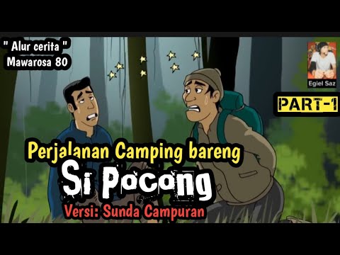 Camping bareng si pocong ditengah hutan || Alur cerita Mawarosa 80 #mawarosa