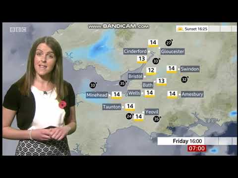 Alex Osbourne BBC One Points West weather November 12th 2021 in HD! - 60 FPS