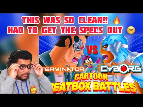Cyborg Vs Terminator (Remastered) - Cartoon Beatbox Battles | REACTION!!